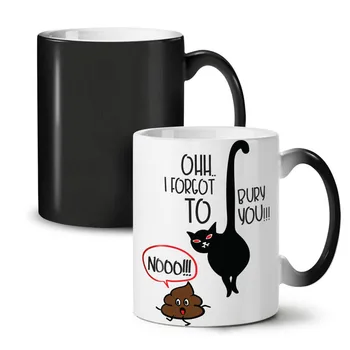 

Cat Lover NEW Colour Changing Tea Coffee Mug 11 Oz