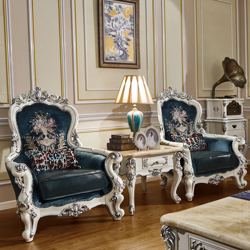 خشب صلب فاخر جلد W و نسيج عالي الجودة طقم أريكة ل منزل كبير خشب صلب فاخر جلد W و نسيج عالي الجودة طقم أريكة ل منزل كبير