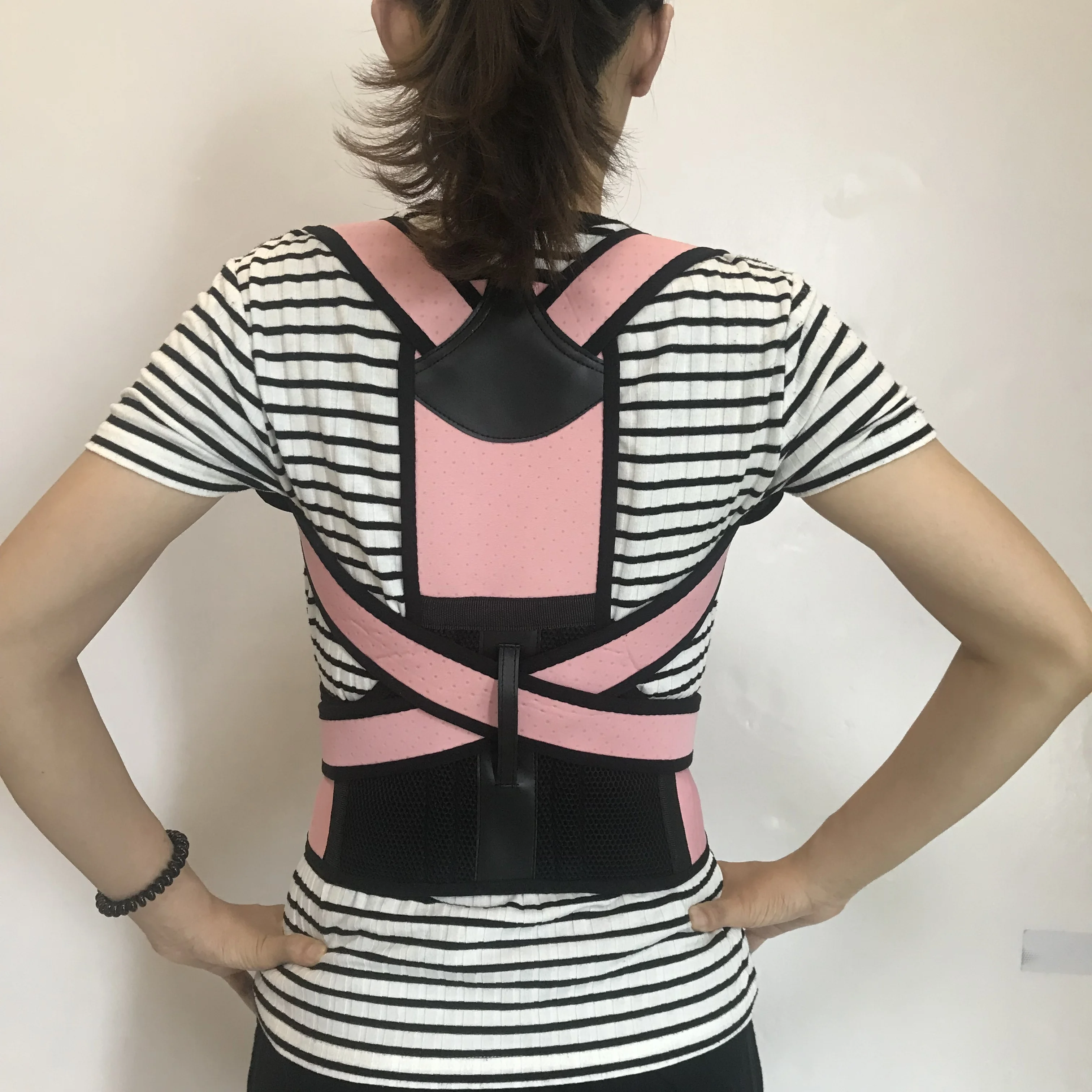 

Back Brace Shoulder Support Trainer for Pain Relief & Improve Bad Slouching Problems Fully Adjustable Clavicle Belt Straightener