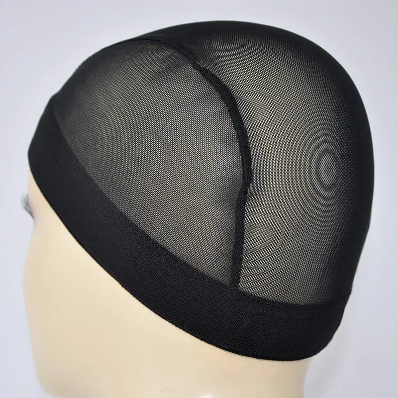 

Black High Elastic Nylon Dome Cap For Making Wigs Fashion Stretchable Weaving Mesh Caps Spandex Net Elastic Dome Wig Cap
