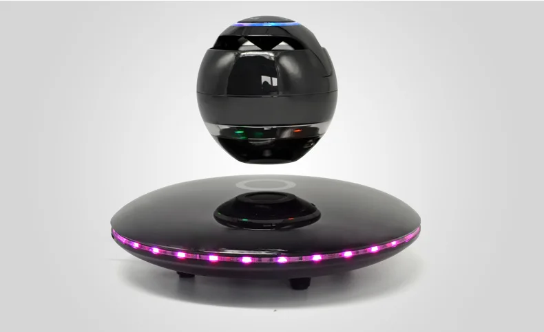 

Wireless 7 color magnetic levitation bluetooth speaker