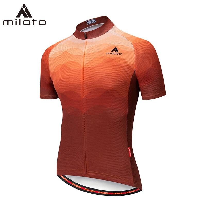 

MILOTO Summer Short Sleeve Pro Mtb Bike Cycling Jersey Ropa Ciclismo Riding Cycling Clothing Men Shirt Hombre Maillot wear
