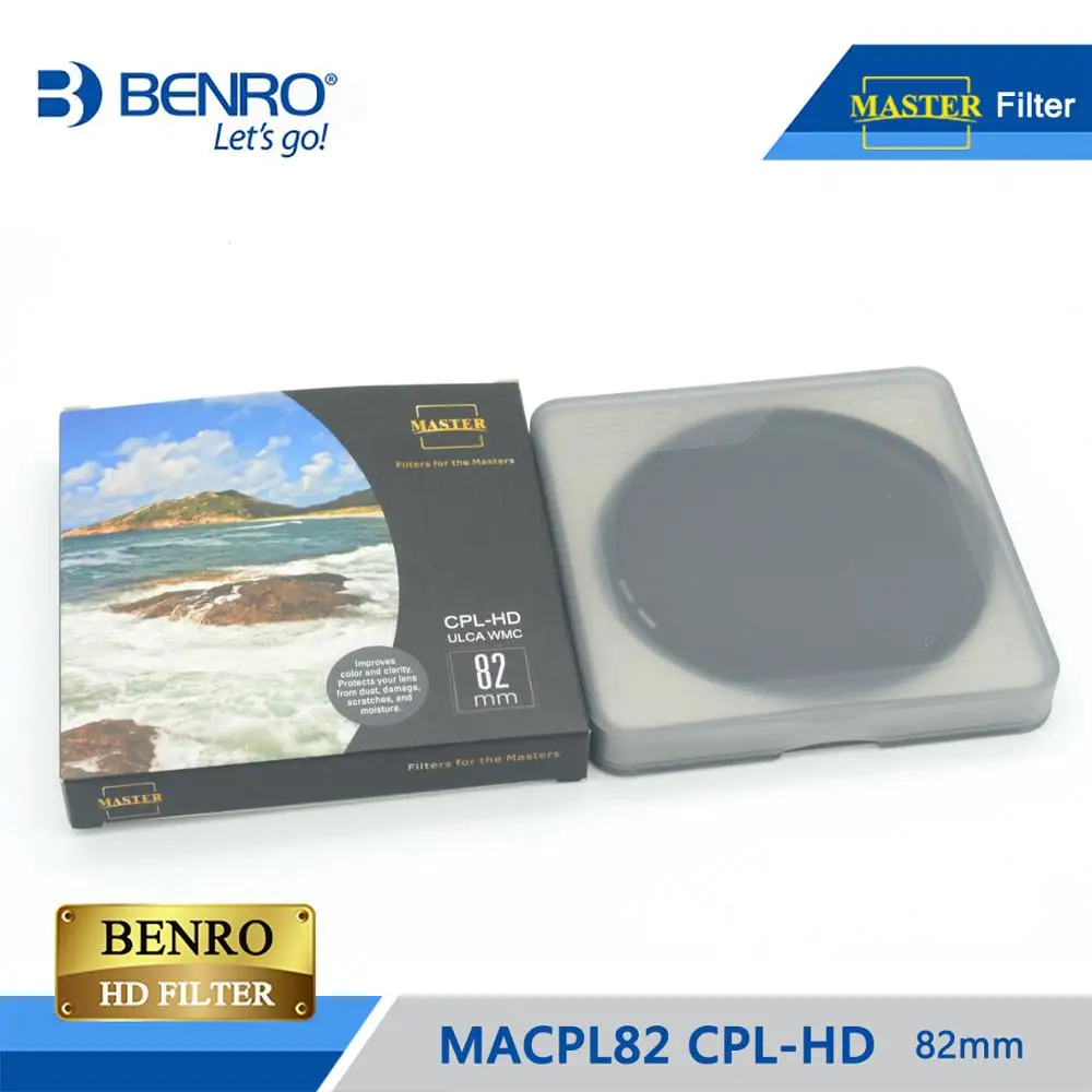 BENRO 82 мм CPL фильтр MASTER MACPL82 CPL-HD ULCA WMC для FH100M2 многослойный поляризационный фильтр Оптическое стекло DHL