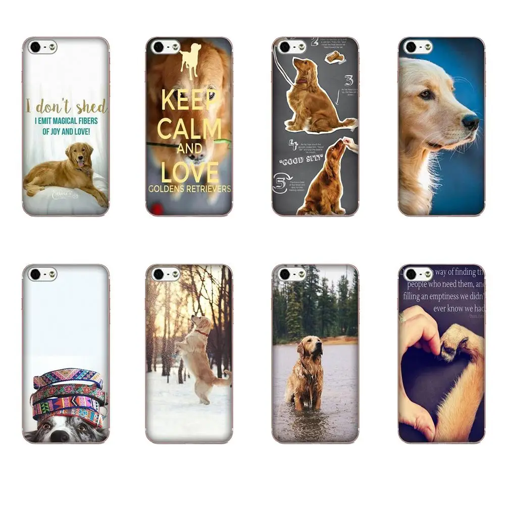 

Soft TPU Print Cover Case Golden Retriever For Huawei P8 P9 P10 P20 P30 Mate 7 8 9 10 20 Lite Plus Pro 2017