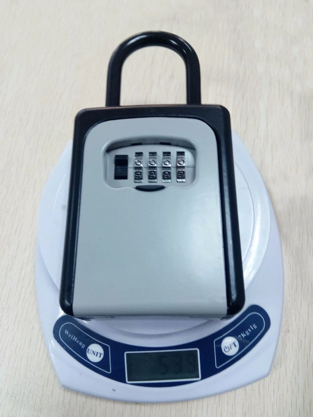 4 Digit Combination Password Safety Key Box Lock Padlock Organizer Wall Mounted Home Security Protection