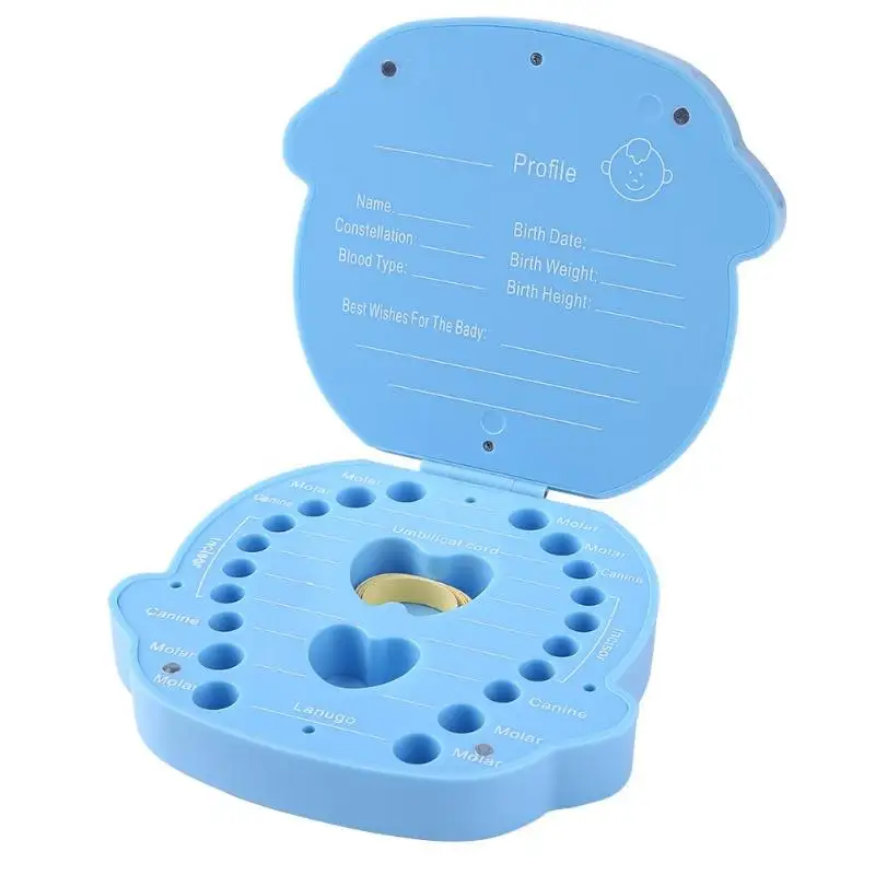 Детская пластиковая Силиконовая зубная щетка для малышей, коробка сувенир, креативная детская шкатулка для зубов, коробка для хранения