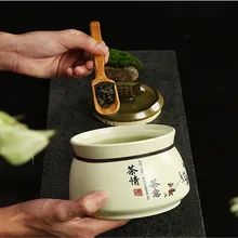 CJ188 Керамическая чайная коробка чайные наборы ноль аксессуаров чайная канистра керамические Герметичные банки