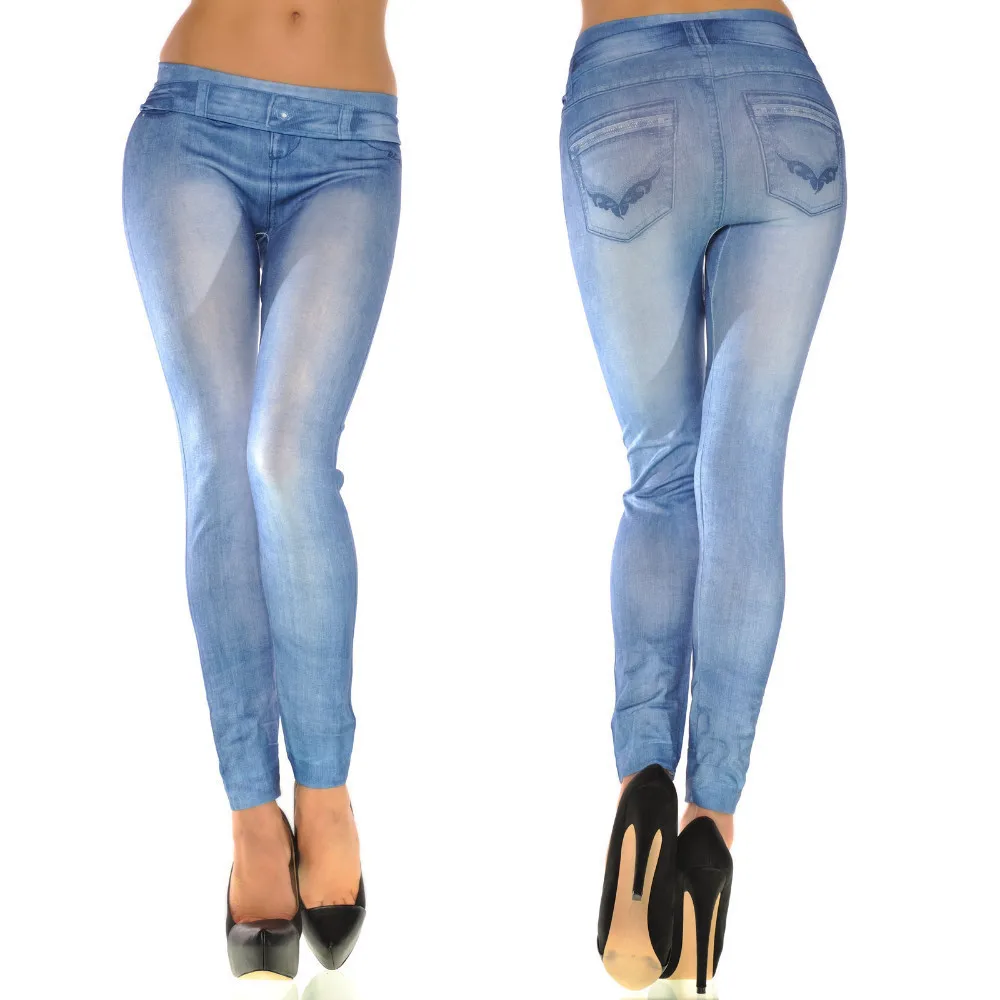 ladies jean leggings