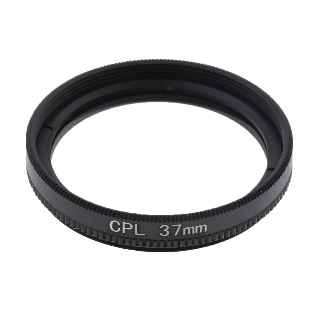 1 Set Ultra Slim CPL Circular Polarizing Polarizer Lens Filter 37mm & Clip Maintain Rotation Anti-Reflection For 37mm Phone Lens