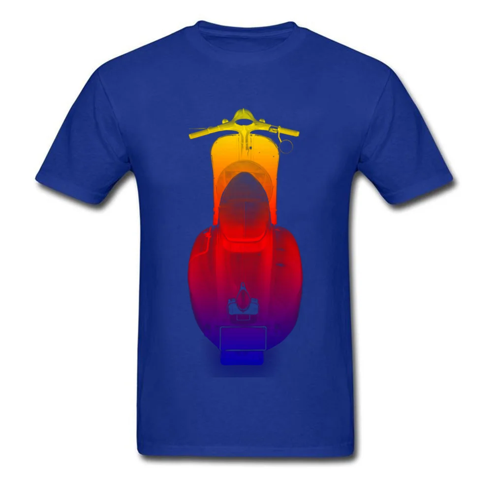 my retro motorbike Funny NEW YEAR DAY Pure Cotton O-Neck Boy Tops Shirts Design Clothing Shirt Coupons Short Sleeve T-shirts my retro motorbike blue