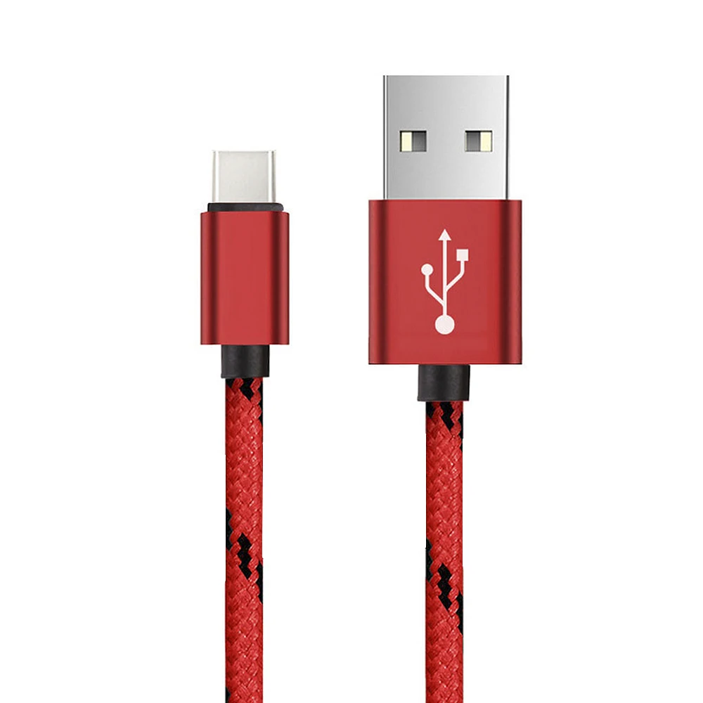 Вязаный кабель синхронизации данных и зарядки типа C для Samsung Galaxy C9 Pro|cable for samsung|cable