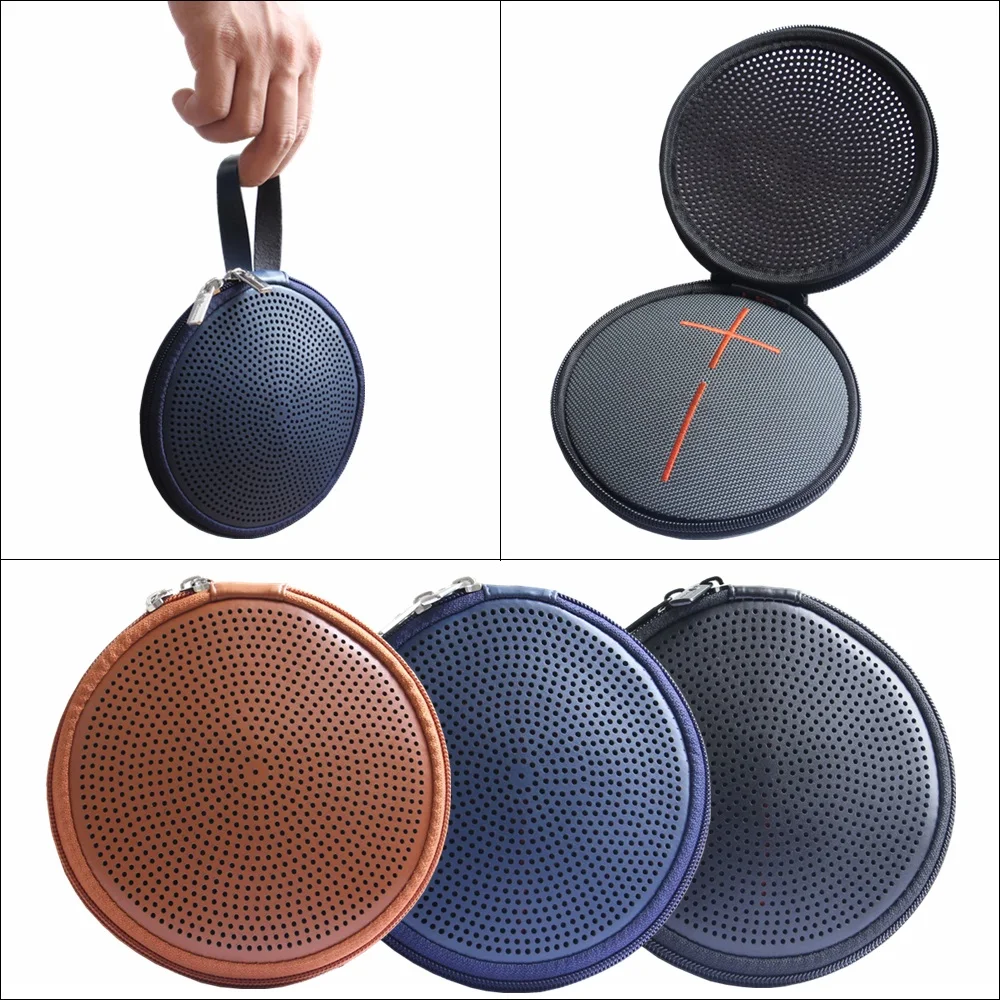 Портативный носить брендированный флип-чехол из кожи для logitech UE Roll 2 рулона 360