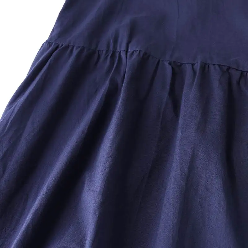 Женское платье для беременных лето VONDA сексуальное платье с круглым вырезом, однотонный для беременных, винтажное повседневное свободное праздничное платье 5XL