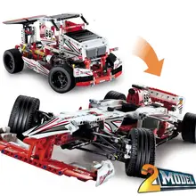 Гран-при Racer F1 2 в 1 трансформер Модель Building Block Setss 42000 Decool Игрушка совместима с лего