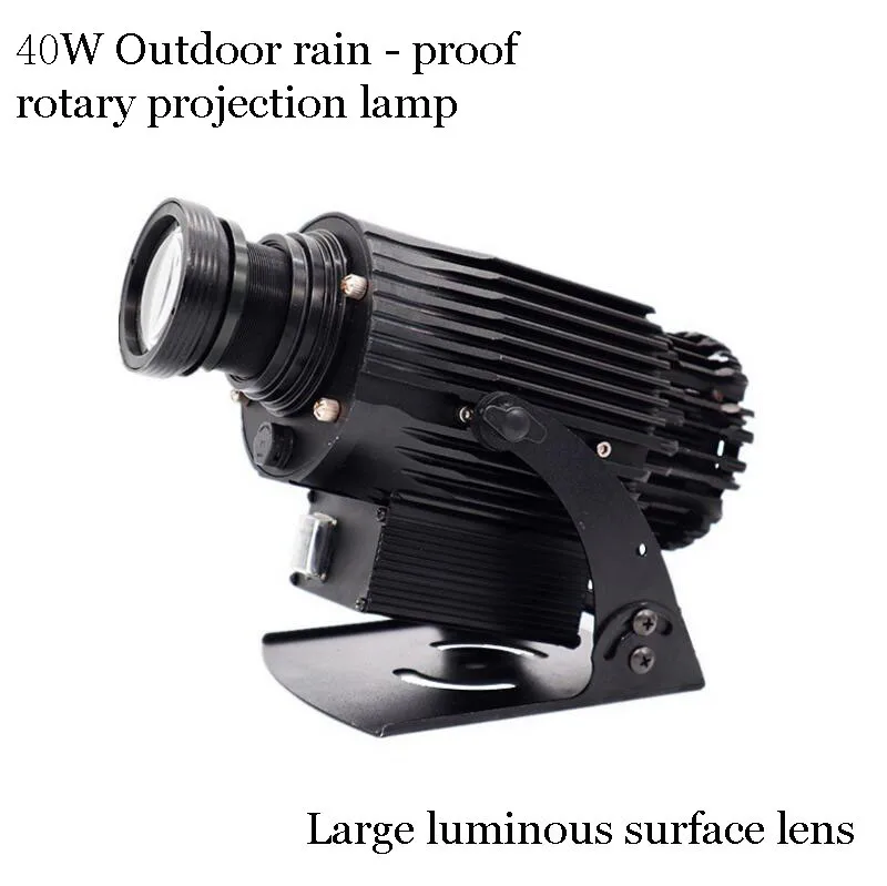 

40W 1:1 Projection Outdoor rain - proof rotary projection lamp,Can remote control,Custom design lens for free .freeshipping