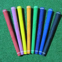 10 pcs per lot assort color blank logo children rubber kid golf grip