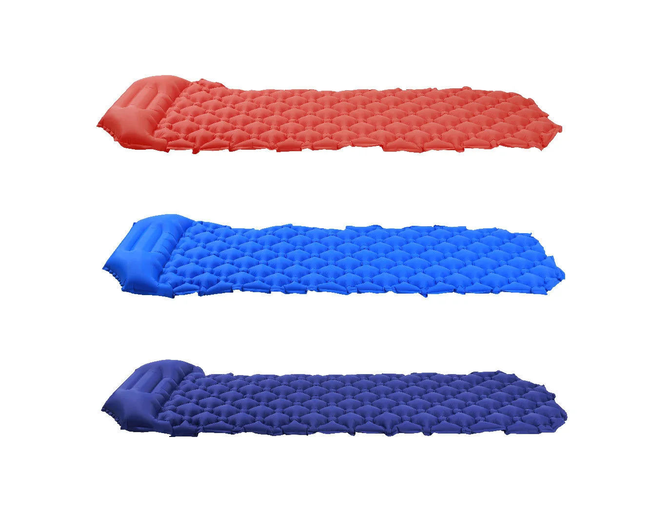

Inflatable Air Moistureproof Camping Mats Sleeping Pad With Pillow Rest Cushion Outdoor Lightweight Picnic Beach Plaid Blanket