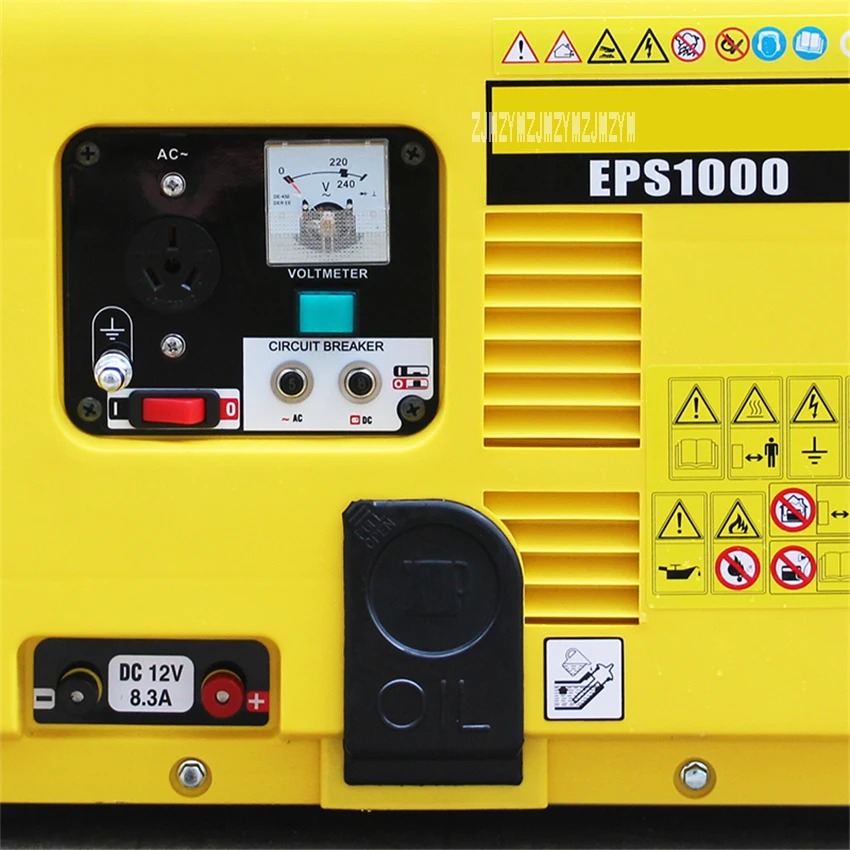EPS1000 Portable Household Gasoline Generator Home Small Silent Generator Single Phase Gasoline Generator 1000W 220V 88CC 4.2L EPS1000 Portable Household Gasoline Generator Home Small Silent Generator Single Phase Gasoline Generator 1000W 220V 88CC 4.2L