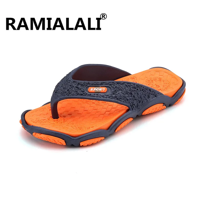 Ramialali الرجال أكوا أحذية الصيف نعال شاطئ المياه الصنادل الرجال الشرائح البلاستيك الأحذية في الهواء الطلق تنفس المنبع أحذية