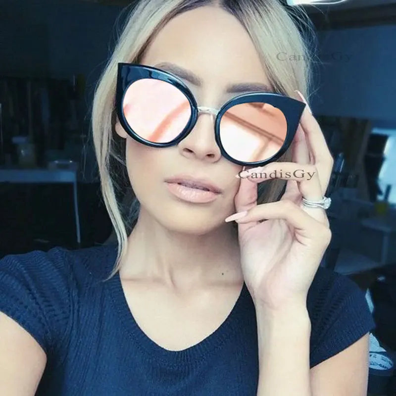 Очки солнцезащитные кошачий глаз в винтажном стиле|eyewear fashion|fashion eyewearmirror sunglasses |