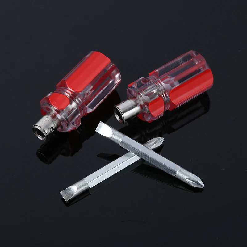 

2 in1 Dual Function Short Cross Shaped Screw Driver Slotted Screwdriver Hammer
