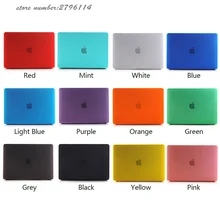 Матовый Жесткий чехол для Mac book Air Pro retina 11 12 13 15 New Pro 13 A1706 A1708 для macbook funda 13,3 15,4 сумка для ноутбука чехол