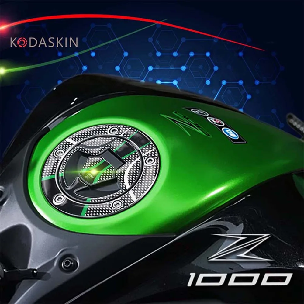 

KODASKIN Protection Gas fuel tank cap Tank Pad stickers Protector for KAWASAKI Z1000