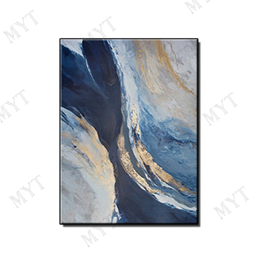 Günstig Handgemalte Wand kunst Bild Abstrakte blau wolke landschaft ölgemälde handmade für wohnzimmer schlafzimmer home decor kein gestaltet