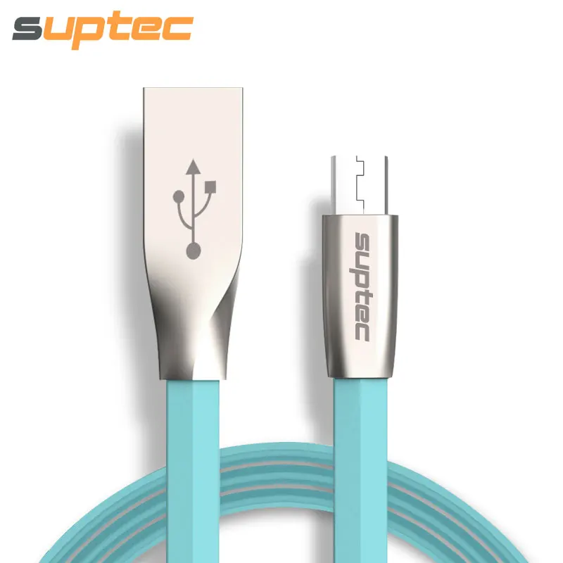 

SUPTEC Micro USB Cable Zinc Alloy Connector Data Sync Fast Charging Cable for Samsung S7 S6 S5 Xiaomi Huawei Android Phone Cord