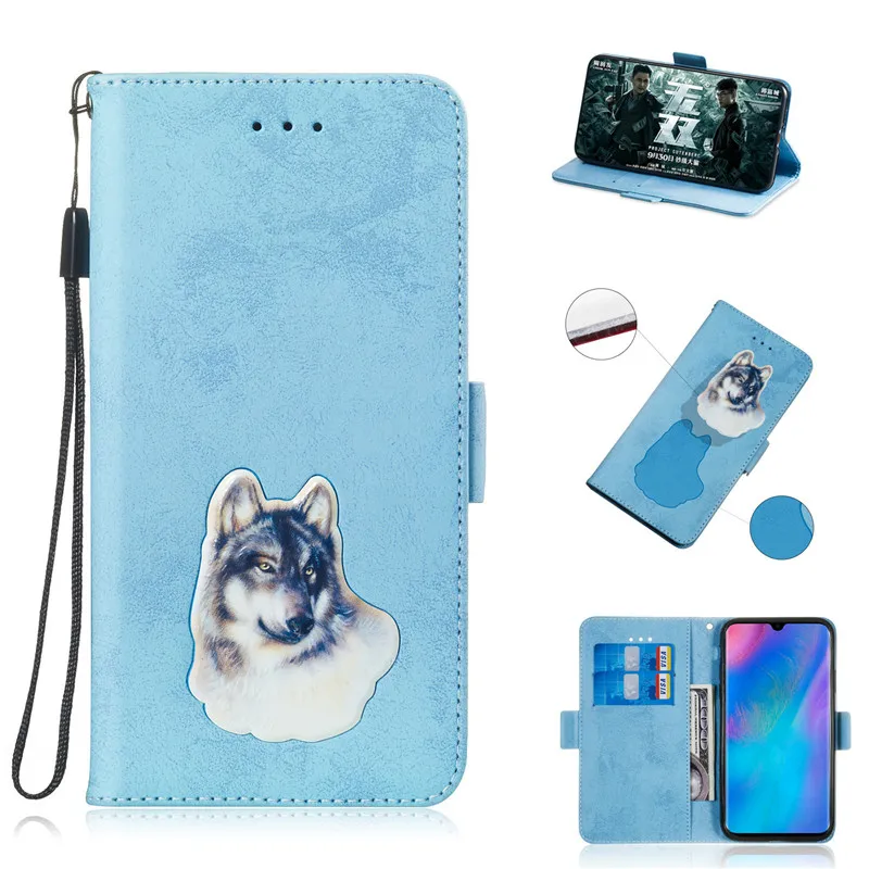 Animal Elements Luxury Flip Leather Case For Huawei Honor View 20 Pure Color Case Cover For Huawei Honor View20 Mobile phone bag (1)