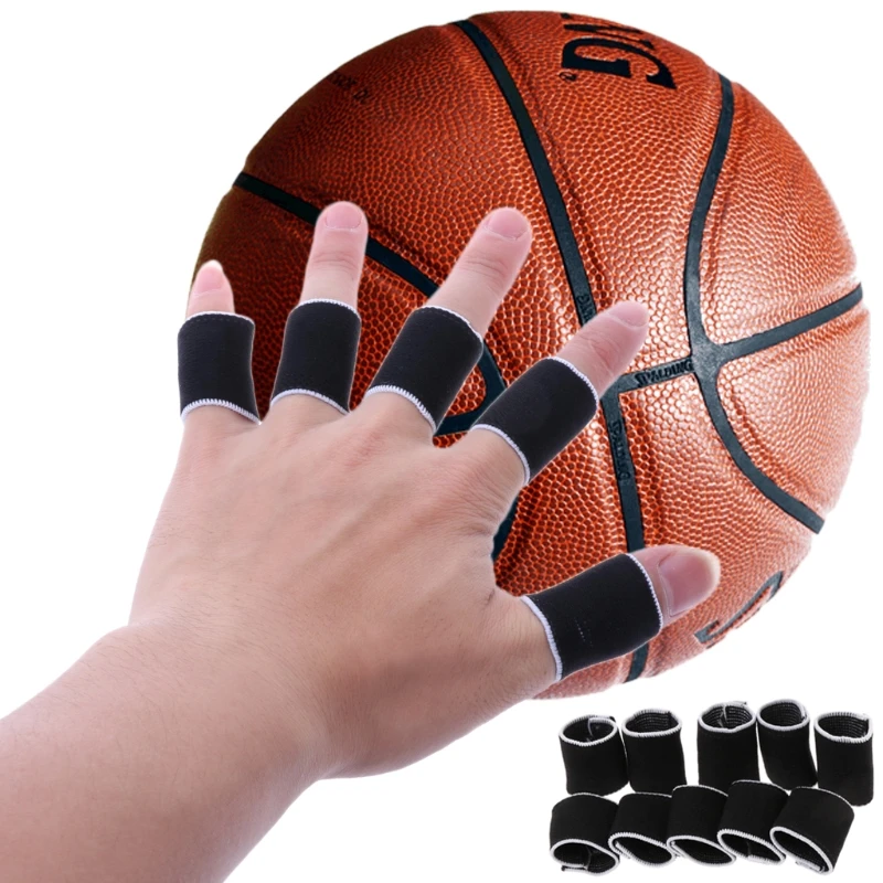 10 قطع بأكمام التدريب فنجر حامي الحرس دعم كرة السلة الرياضة إصبع الأكمام الاكسسوارات السلة 10 قطع بأكمام التدريب فنجر حامي الحرس دعم كرة السلة الرياضة إصبع الأكمام الاكسسوارات السلة