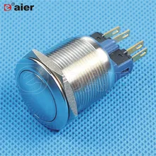 20 шт GQ22F-11L 22 мм защелкивающий Маленький кнопочный переключатель