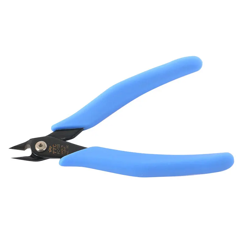 DIYFIX 4.7" Mini Electronic Pliers Diagonal Side Cutting Pliers Cable