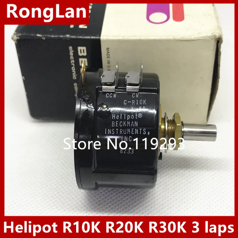 

[BELLA] US imports Helipot R10K R20K R30K multi-turn potentiometer 3 laps