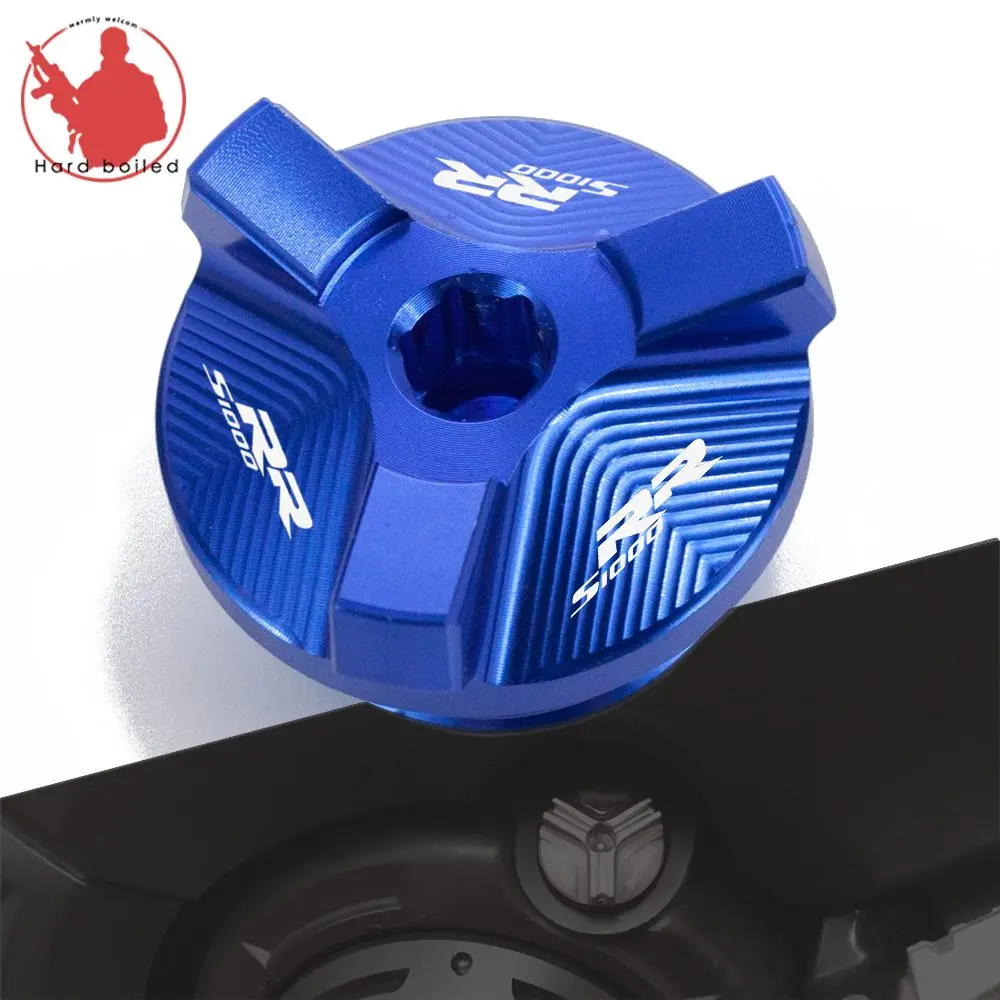 For BMW S1000RR 2009-2018 S1000XR 2015-2018 S1000R 2014-2016 2017 2018 Motorcycle Engine Magnetic Oil Filler plug cup screw (2)_Jc