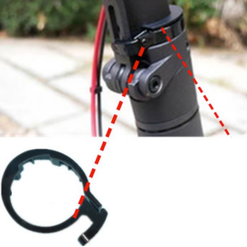 Скутер передняя Труба стволовых складной пакет страховой круг застегнутое защитное кольцо Запасная часть для Xiaomi Mijia M365 Электрический скутер