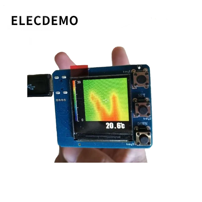 Инфракрасный тепловизор AMG8833 IR 8x8 Модуль датчика температуры ArrayTemeter 7M Дальний