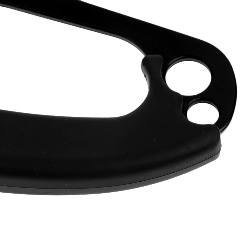 Tree Rock Climbing Hand Ascender Riser 8-13mm Rope Clamp Black Left Hand for Mountaineer Rescue Survival Camping Hiking Access