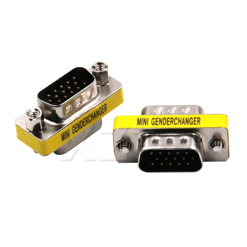 Buy AT 1PCS Mini Gender Changer adapter 15 Pin HD15