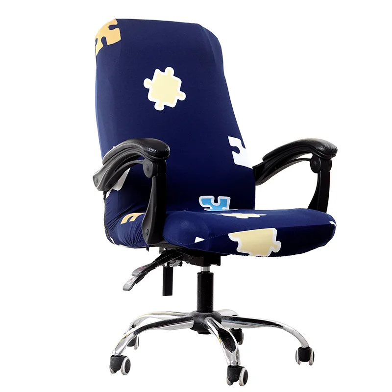 Лидер продаж, 1 шт., офисный эластичный спандекс Чехол для стула с принтом s m l, чехлы для компьютерного кресла, пылезащитный чехол для сиденья, чехол на кресла - Цвет: Game