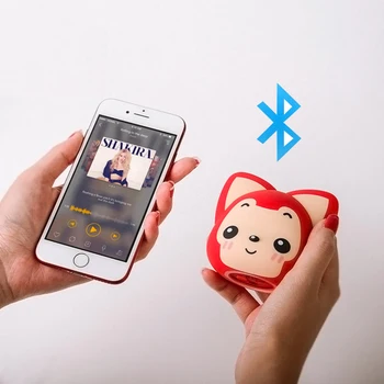 

Ali Fox Bluetooth Speaker Lovely portable Mini Stereo Loudspeaker Cartoon Birthday Gift Speakers for Iphone Android