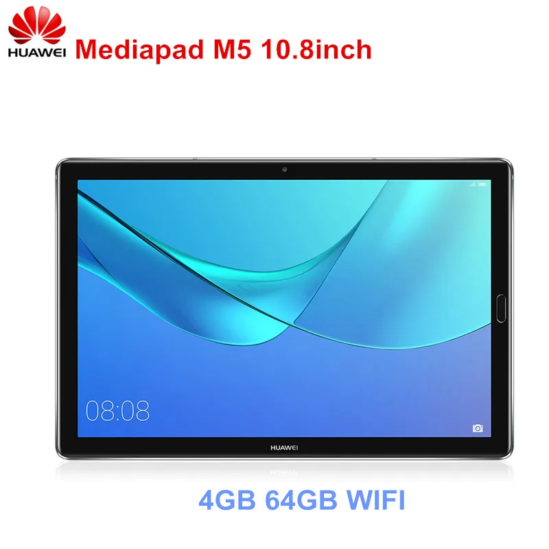 HUAWEI MediaPad M5 10.8 inch Android 8.0 Tablet PC Octa Core WiFi Tablet Kirin 960s 2560x1600 2K IPS Fingerprint 4GB 64GB