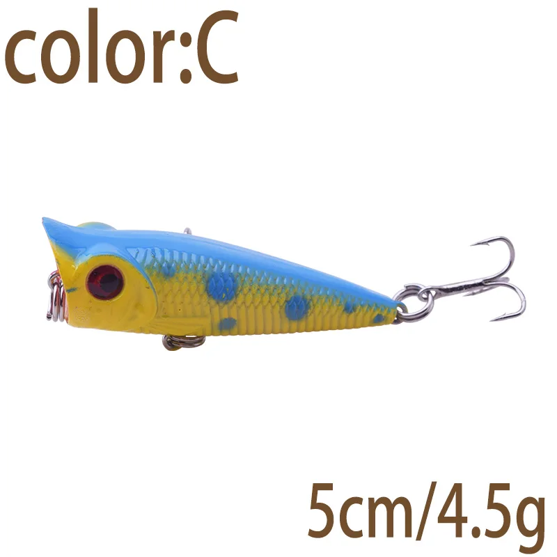 1 шт. рыболовные приманки 5 см 4 г|topwater bait|crank baitcrankbait minnow |