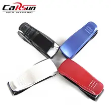 Carsun держатель для автомобильных очков Солнцезащитные очки Зажим для очков Авто Крепеж Авто аксессуары ABS автомобиль универсальный карта билета