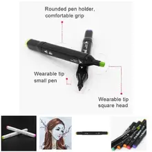 Горячая алкоголь жирный знак ручка Двойные головки анимационный дизайн архитектурный дизайн широко используется