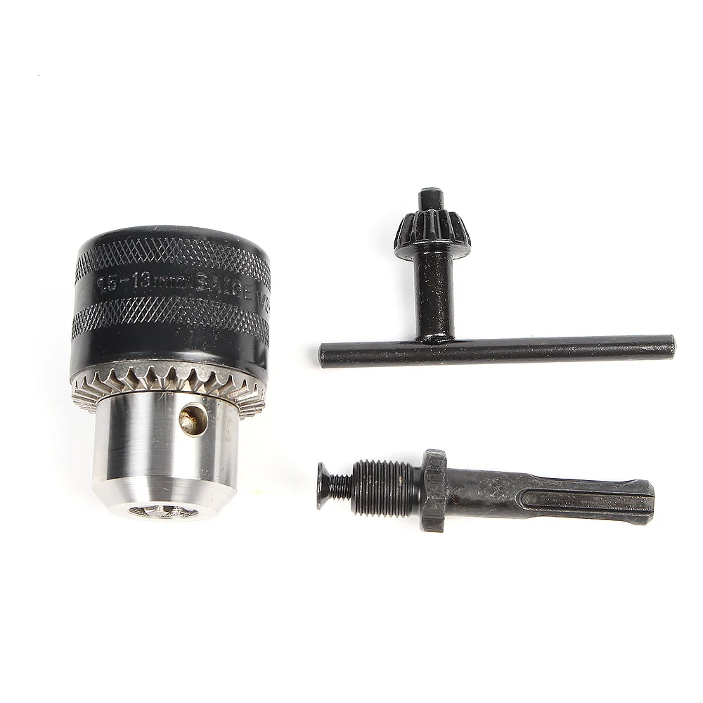 1set Key Drill Chuck 1.5mm 13mm Wrench Power Tools Connect Rod Impact