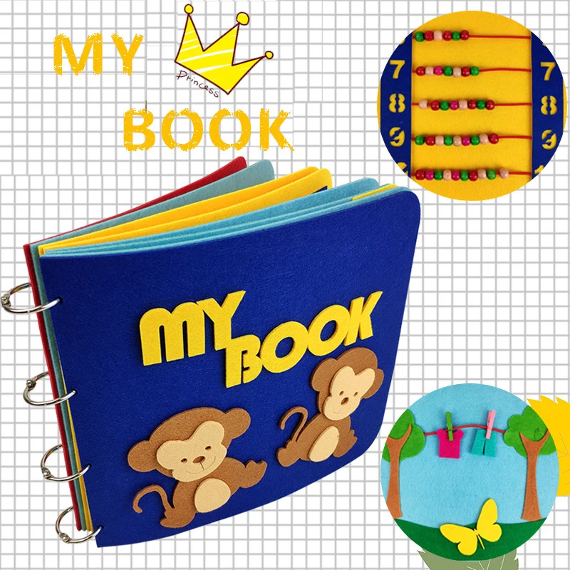 Diy 工芸品のおもちゃのブック完成帳早期学習教育補助絵本ママ手作り縫製特別クリスマスギフト子供のための Diy キット Aliexpress Diy 工芸品のおもちゃのブック完成帳早期学習教育補助絵本ママ手作り縫製特別クリスマスギフト子供のための Diy キット Aliexpress