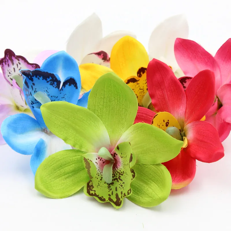 

5pcs/lot Artificial Silk Flower Rose Wreath Carnation Tulip Lily flower Clothing Wedding hat DIY decoration flower