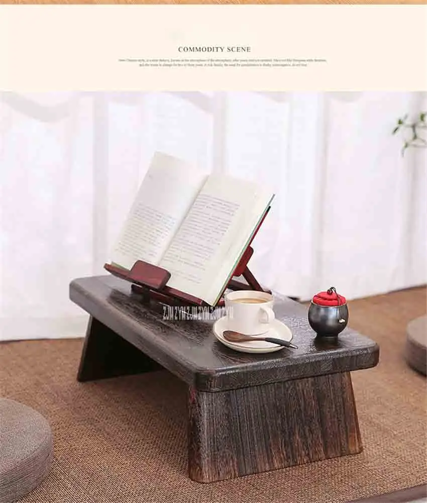 Японский стиль, антикварный чайный столик из цельного дерева, Маленький журнальный столик татами, мебель из твердой древесины пауловнии, низкий чайный столик для гостиной