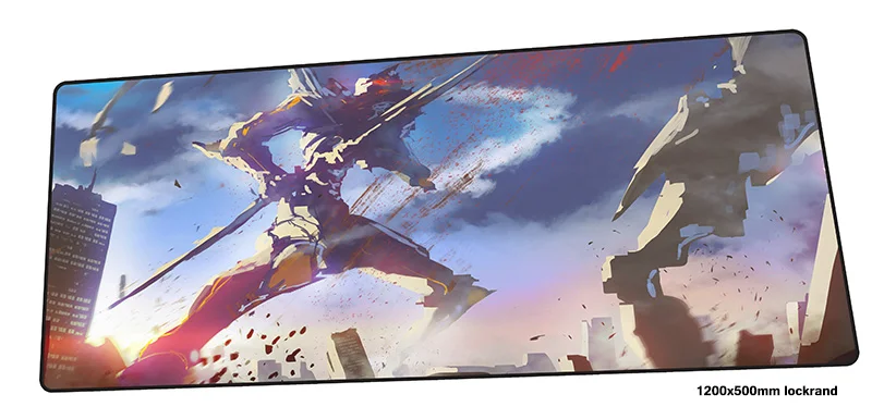 

evangelion mousepad 1200x500mm HD pattern gaming mouse pad gamer mat Fashion game computer desk padmouse keyboard play mats